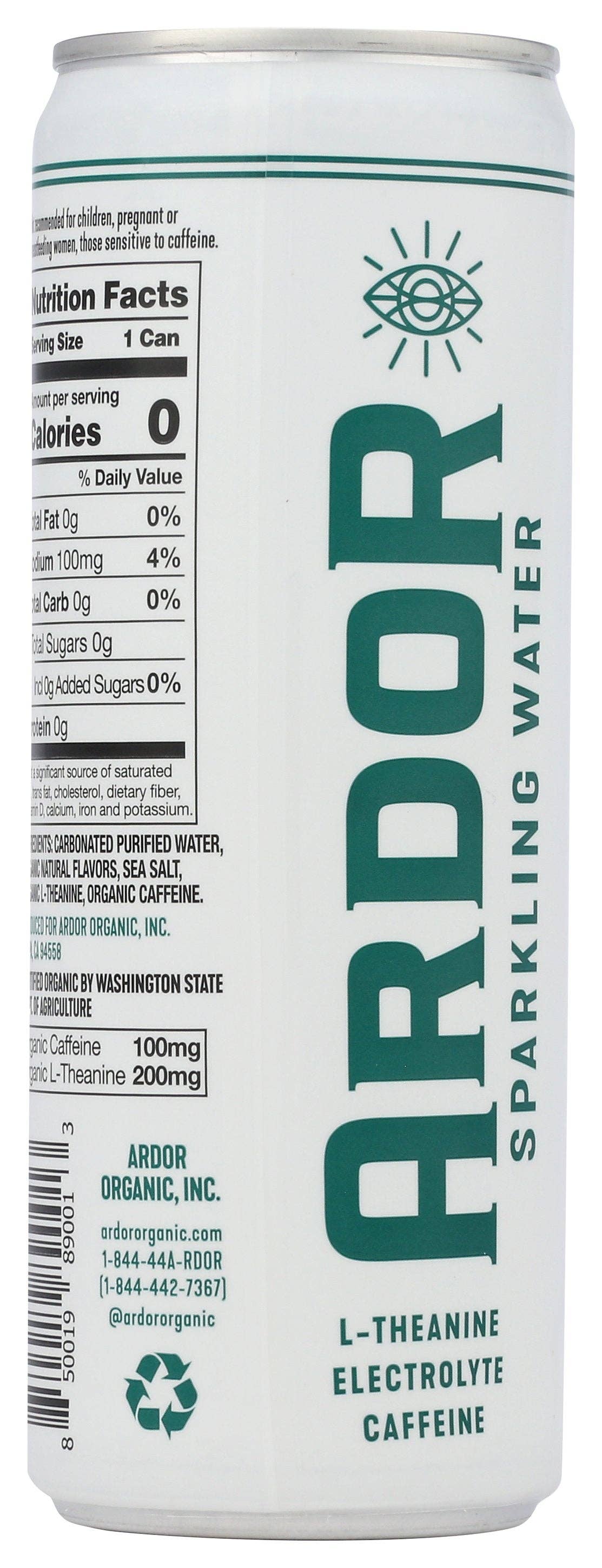 Everyday Supply Co - Wholesale Flavored/Infused Water (Non-Carbonated) - ARDOR ORGANIC INC SPRKLNG WTR CUCUMBER MINT - Case of 121
