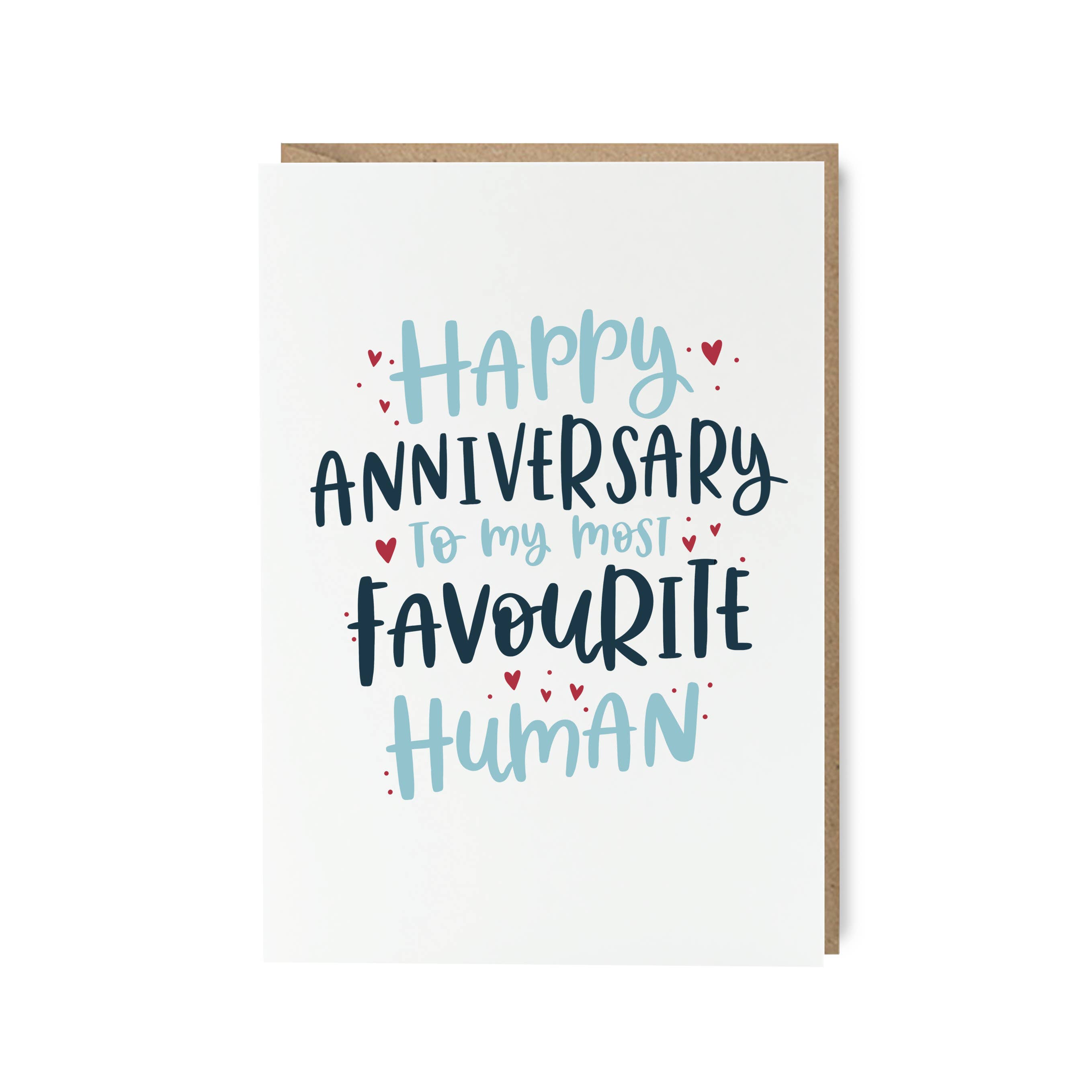 Abbie Imagine - Wholesale Anniversary Card - Favourite Human Anniversary Card | Love Card for Him or Her1