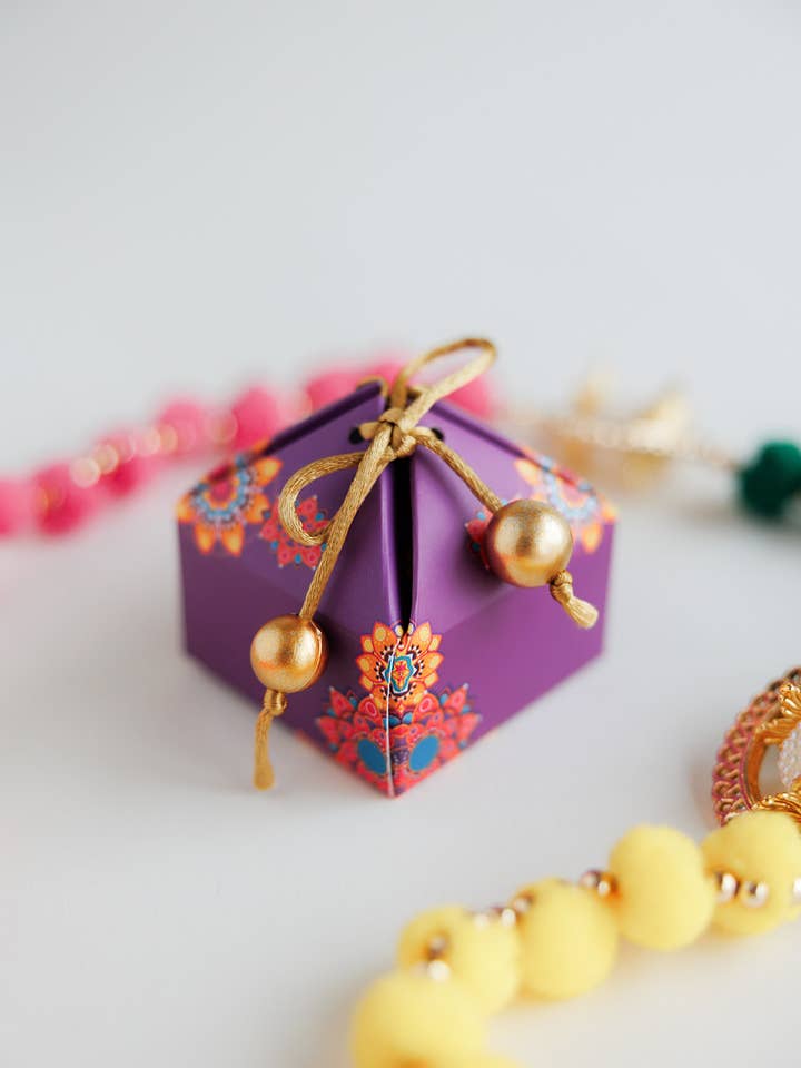 Royal Purple Gift Box for wholesale by Decorasian