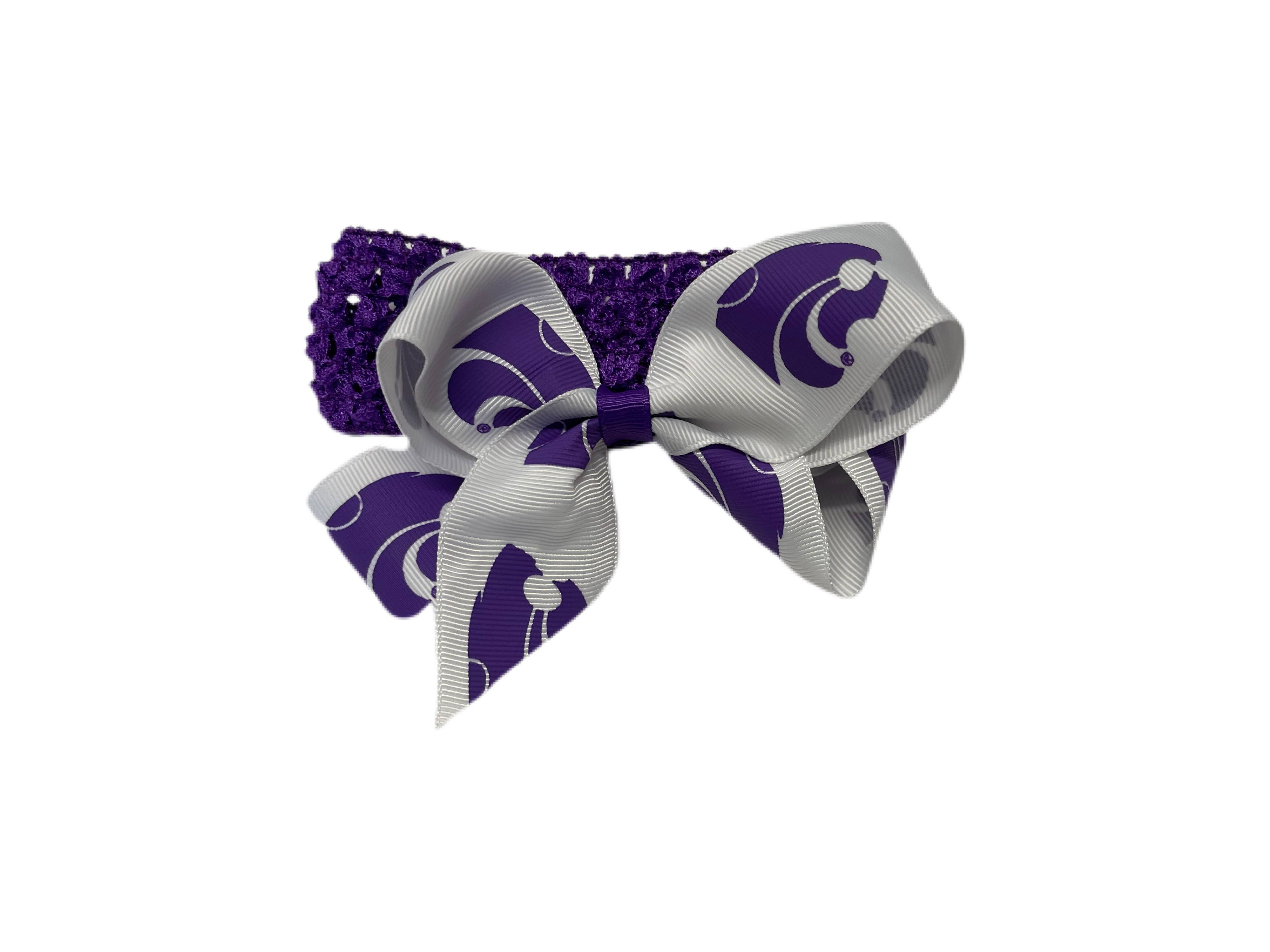 USA Licensed Bows and Accessories – wholesale Fashion headband – women's – Crochet Headband W/ Junior Bow #264