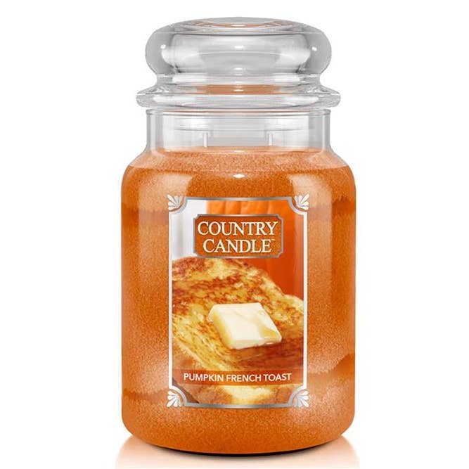 Grande candela profumata Pumpkin French Toast per la vendita all'ingrosso da parte di Country Candle
