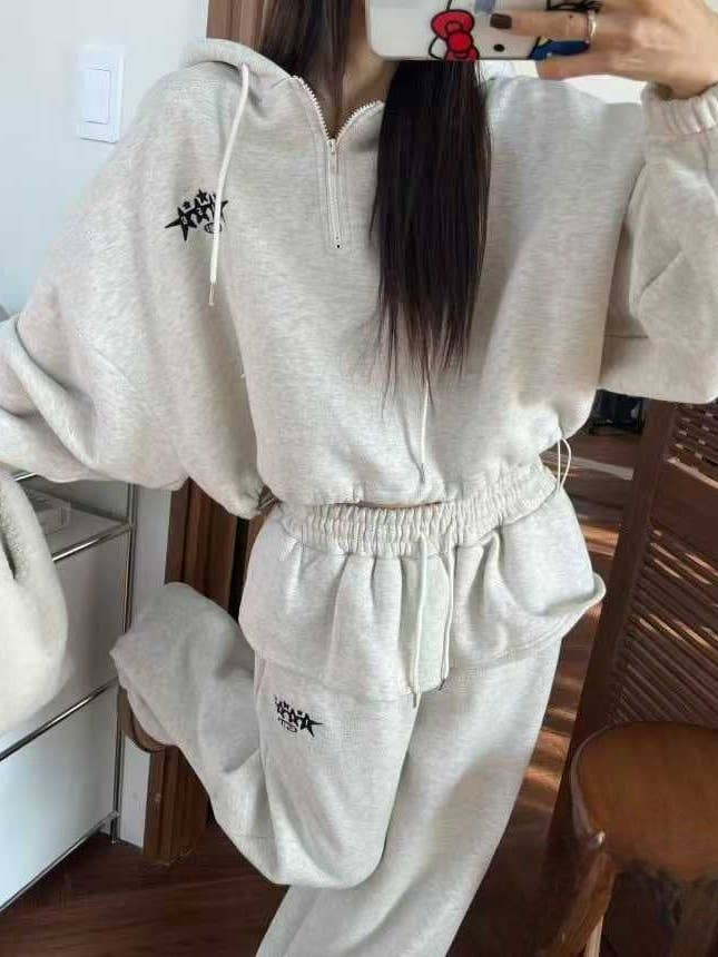 Little Light - Wholesale Lounge Set - Women's - Cozy Layer Ruffle Hoodie Set5