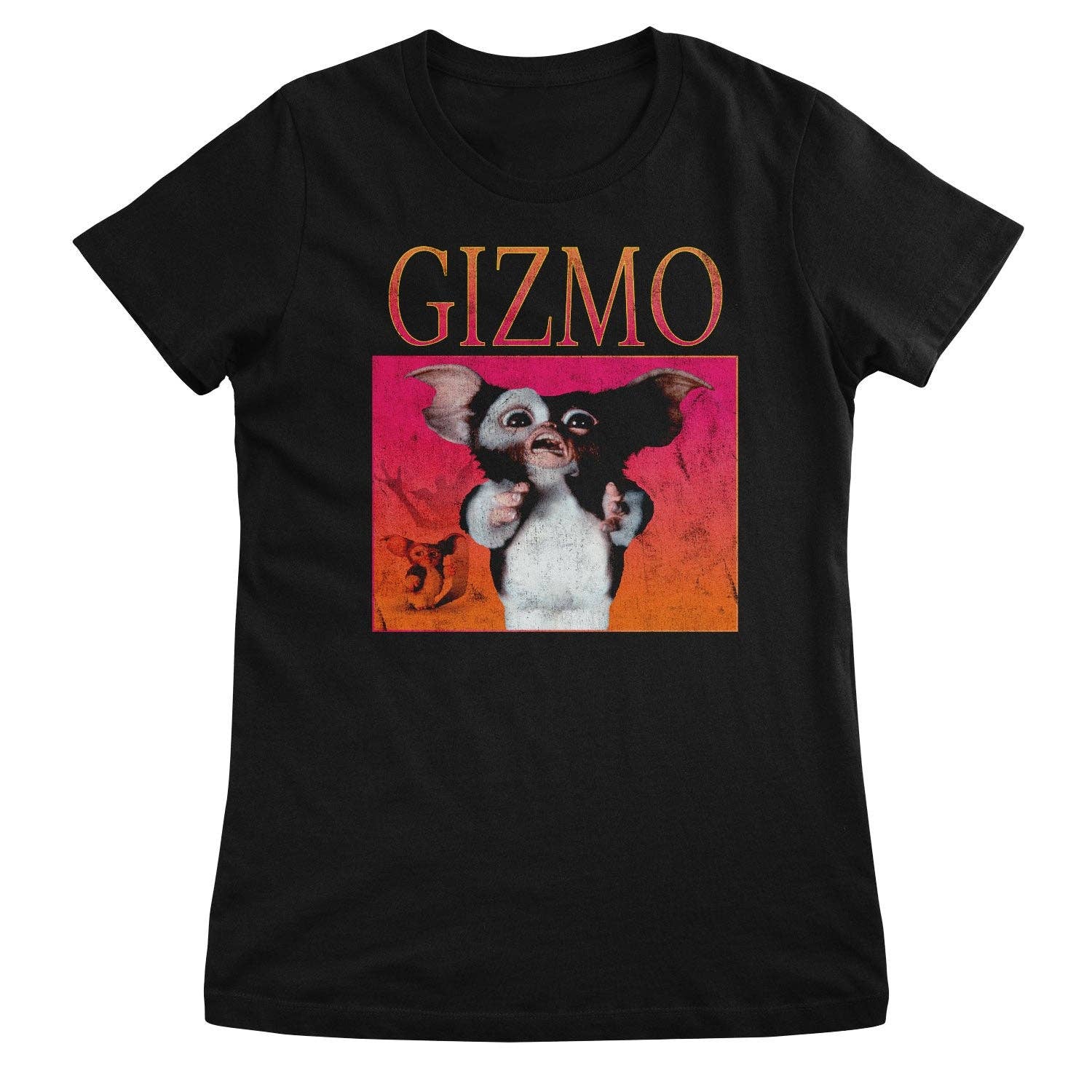 Black GIZMO Portrait Girly Tee for wholesale on Faire0
