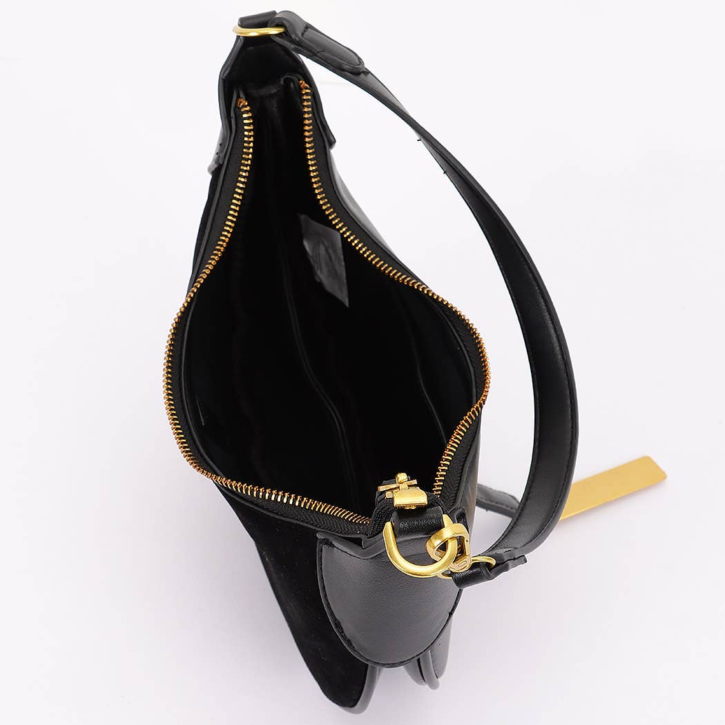 3AM BY H&D ACCESSORIES - Wholesale Schoudertas - Dames - Hobo-tas van imitatie suède leer7