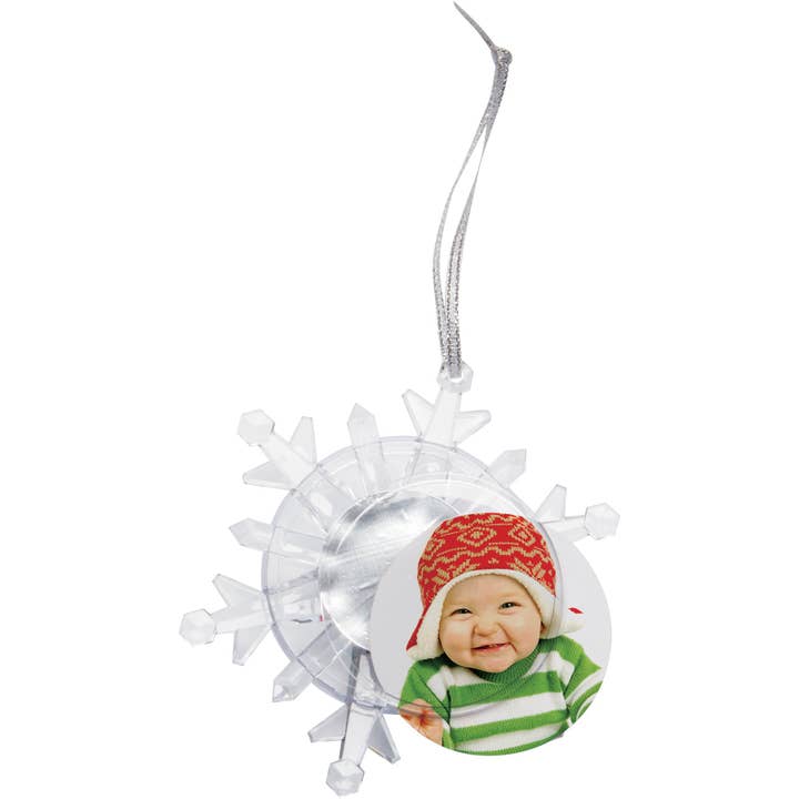 Neil Enterprises - Wholesale Ornament - Light Up Snowflake Photo Ornament4