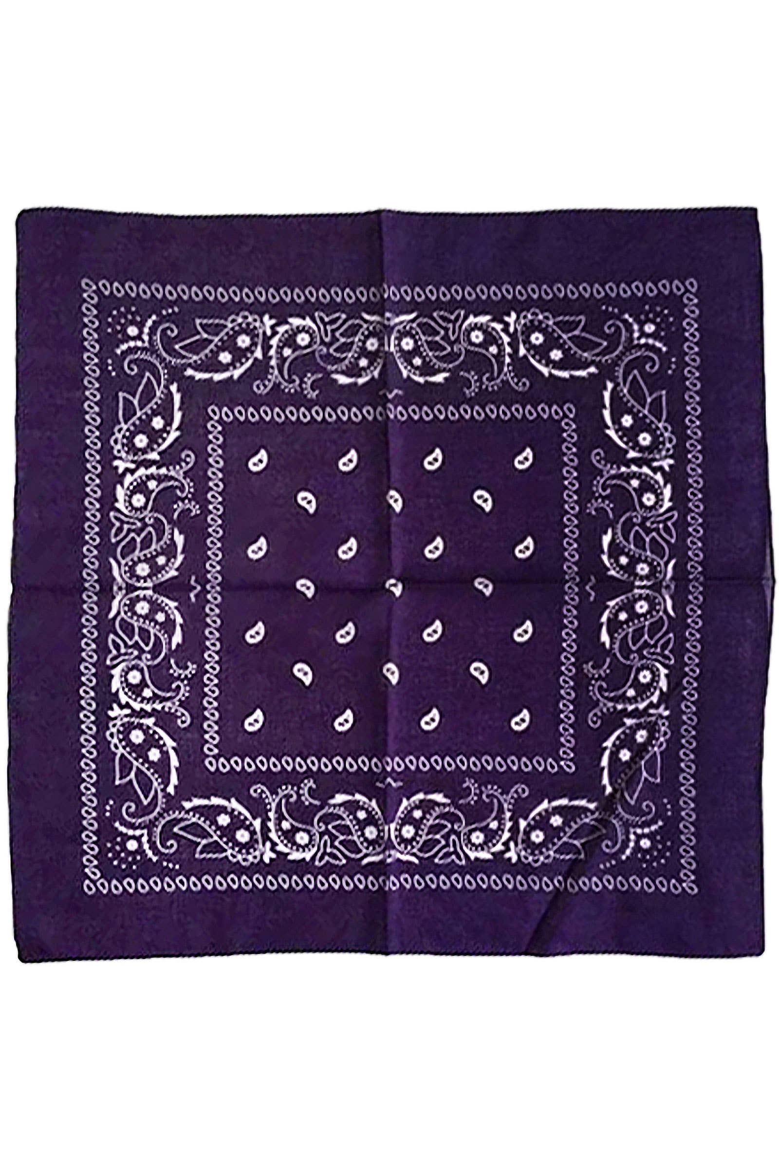 Cap Zone – Engroshandel Bandana - Dame – Klassisk firkantet bandana i bomuld med paisleyprint19