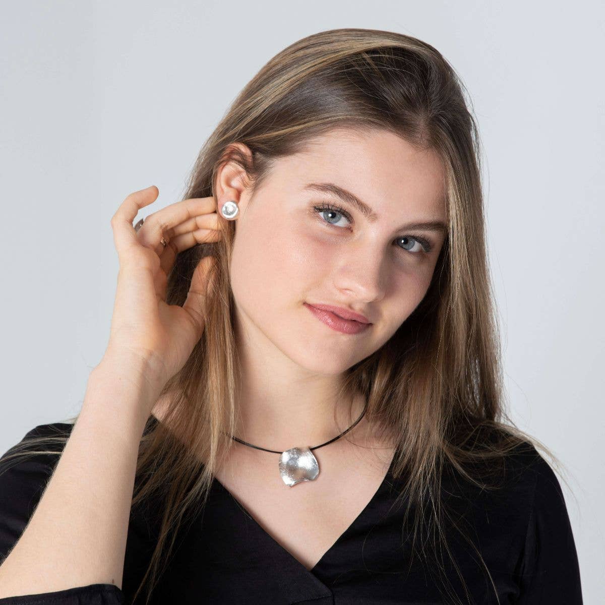 Argent Basic – Brincos de pino por atacado – Brincos Pequenos Nadia1