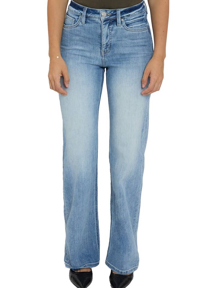 Hailey High Rise Wide Leg Jeans for wholesale by RFM