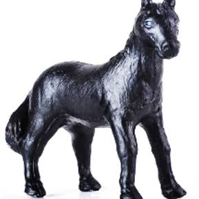 Cheval noir pour la vente par GREEN RUBBER TOY EXPORTS (PVT) LTD