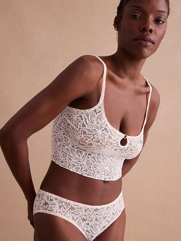 Nobratop® Arya - Recycled Lace - White-Jasmine for wholesale by Mina Storm