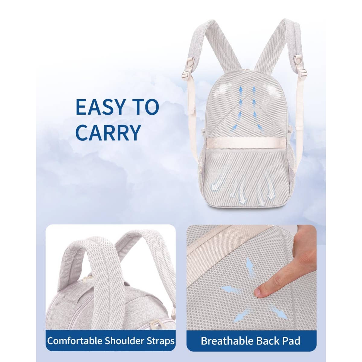 wandf – Großhandel Rucksack – Unisex – 18x14x8 Persönlicher Gegenstand Handgepäcktasche mit USB-Ladeanschluss25