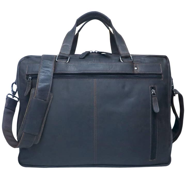 Greenwood – Mala para portátil - Unissexo por atacado – Saco para computador portátil senhora pasta castanha homem XL4