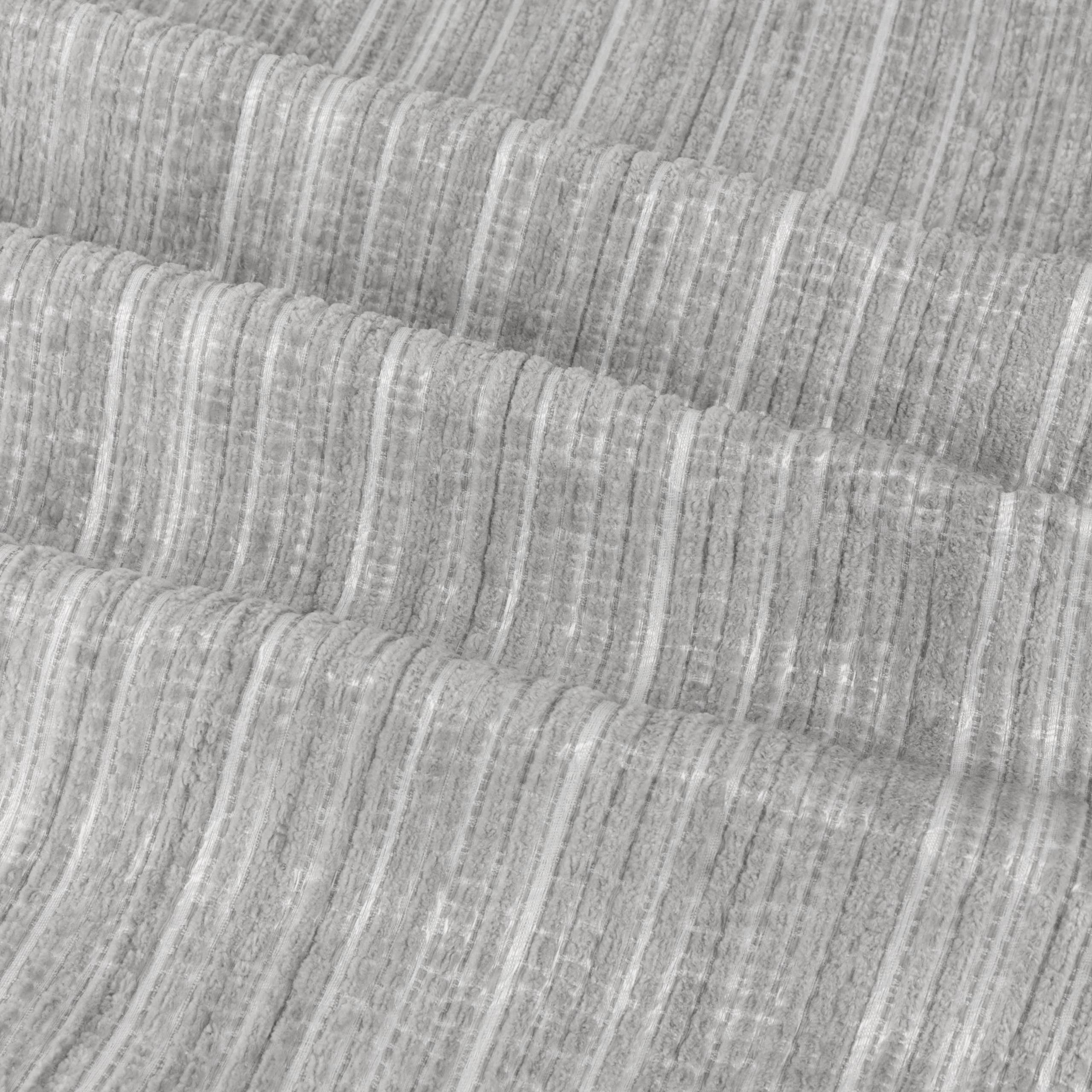 Jupiter Chenille Jacquard Eyelet Curtains Silver for wholesale on Faire5