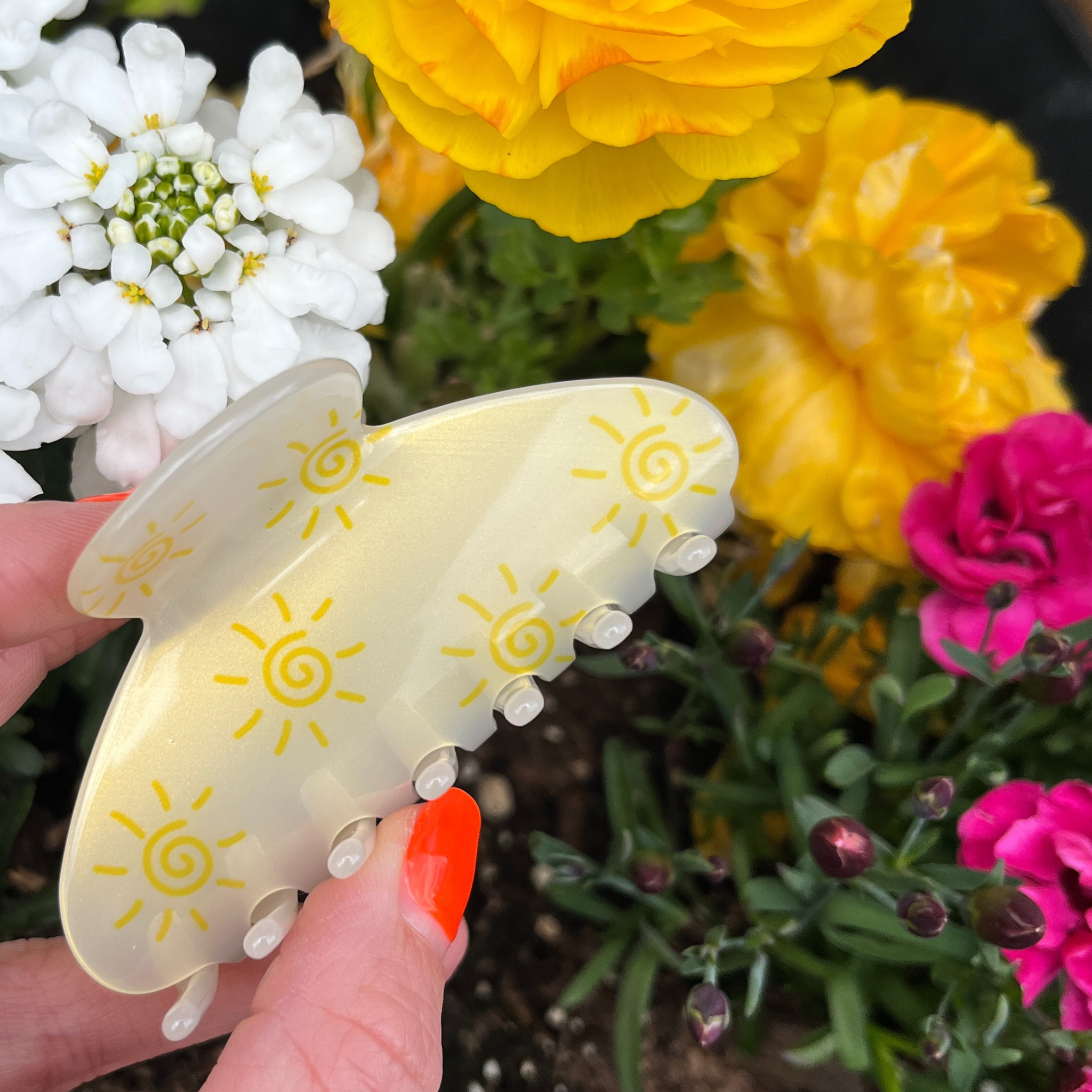 Love Attack - Wholesale Hair Clip - Women's - Seina Cellulose Acetate Minimalist Colourful Hair Claw Clips8