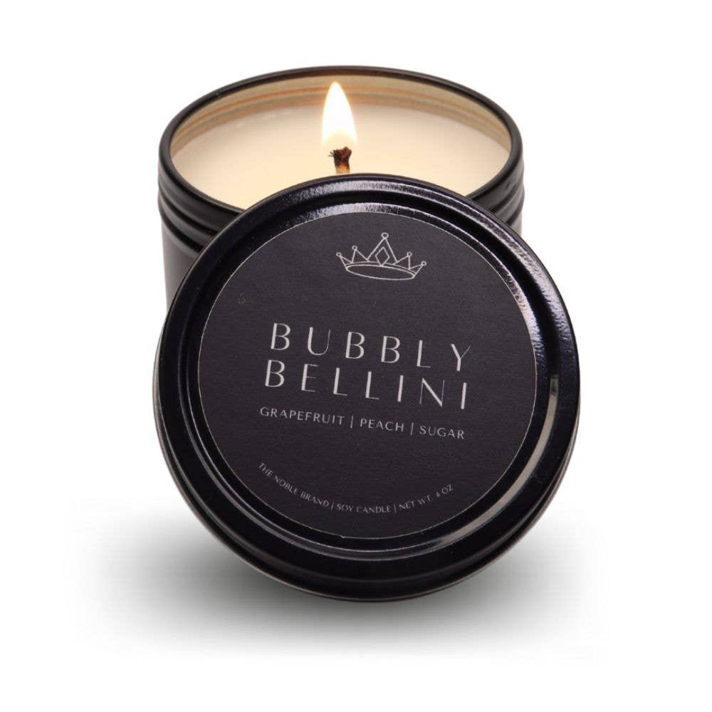 The Noble Brand - Wholesale Jar/Filled Candle - Bubbly Bellini Soy Candle0