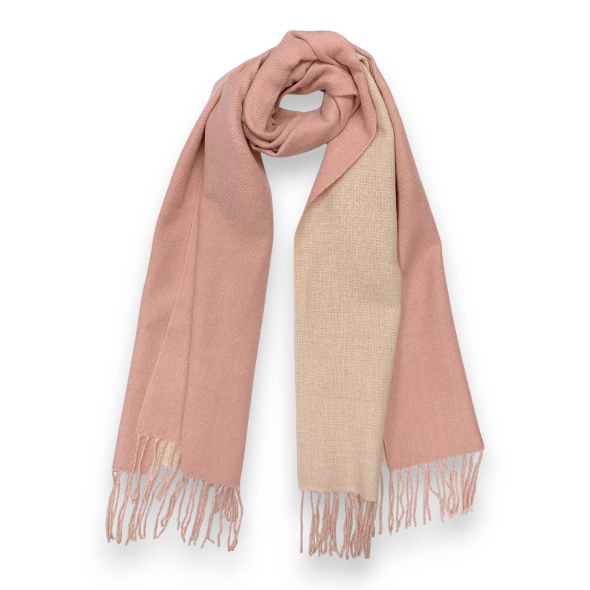Lili Scarves (US Duty Free) - Wholesale Sjaal - Dames - Premium tweekleurige winter sjaal van kasjmiermix8