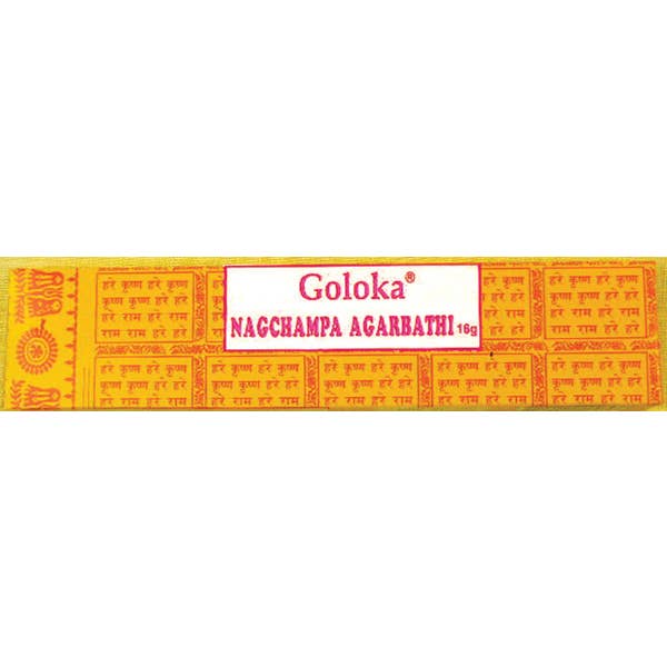 Benjamin International – wholesale Incense – Goloka Nag Champa 16 Gram (12Pc Min)