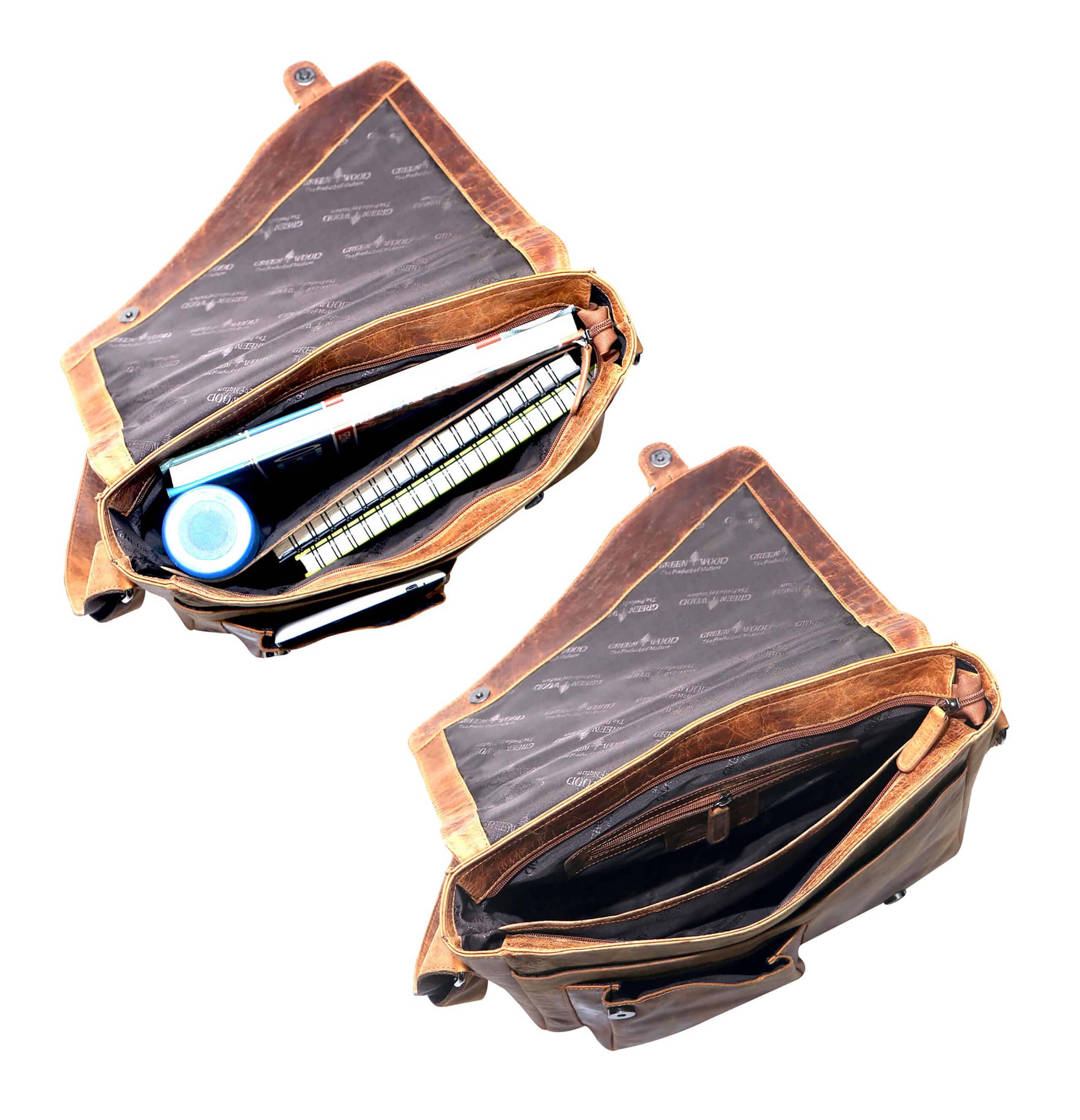 Greenwood – wholesale Kurirväska – Unisex – Greenwood Dexter läderväska för män och kvinnor, passar 14-tums laptop4