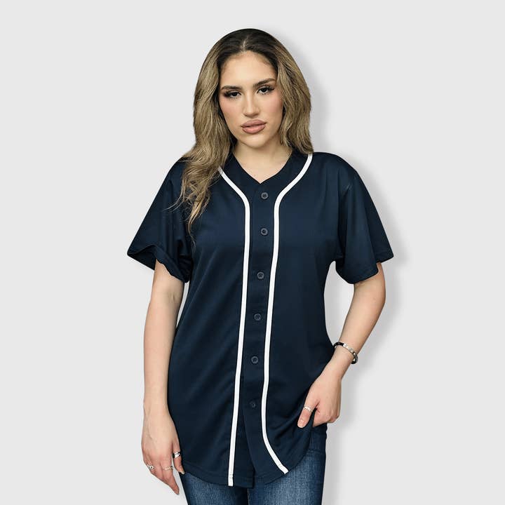 ILTEX Apparel - Wholesale Jersey - Men's - Baseball Button Down Jersey Adult7