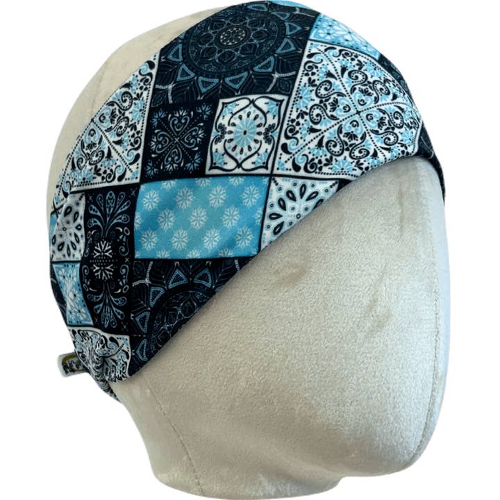 Bandeau extensible matelassé Grèce pour la vente par The Sassy Olive Handmade Headbands