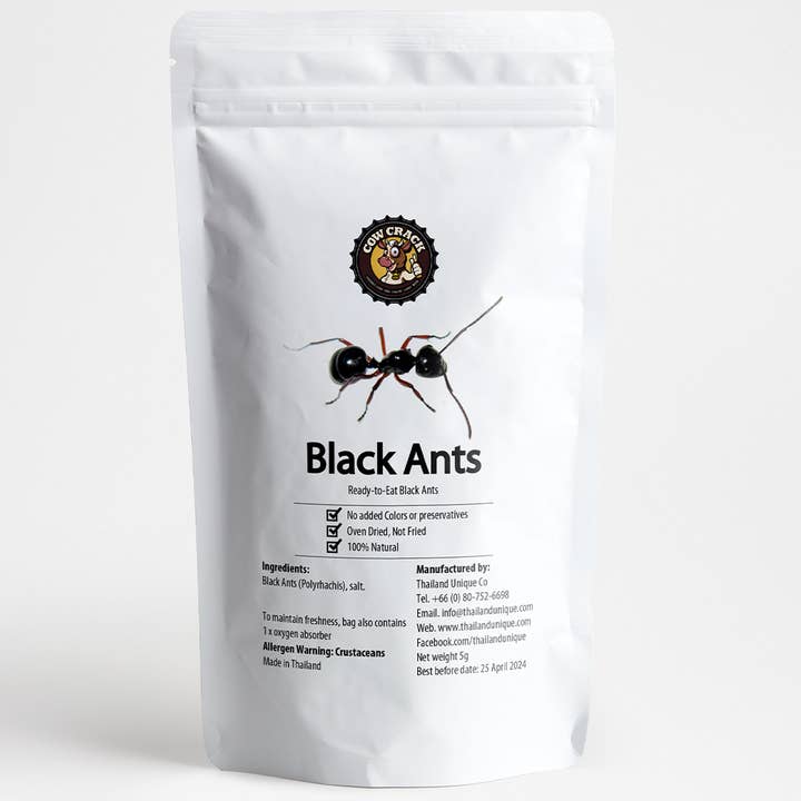 Cow Crack Wholesale - Wholesale Puffed Snack - Cow Crack Black Ants 6 Grams