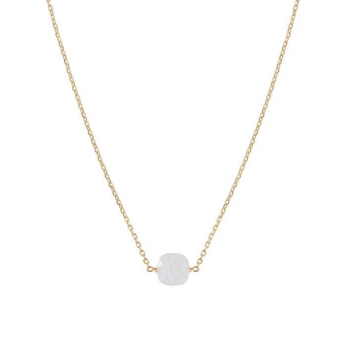 White PÉPITE necklace for wholesale by Labelle