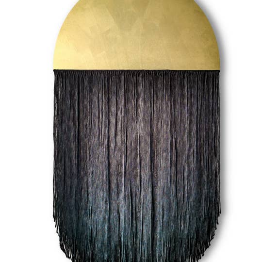 Imoha - Wholesale Decorative Panel - Macrame wandpaneel Gold Black