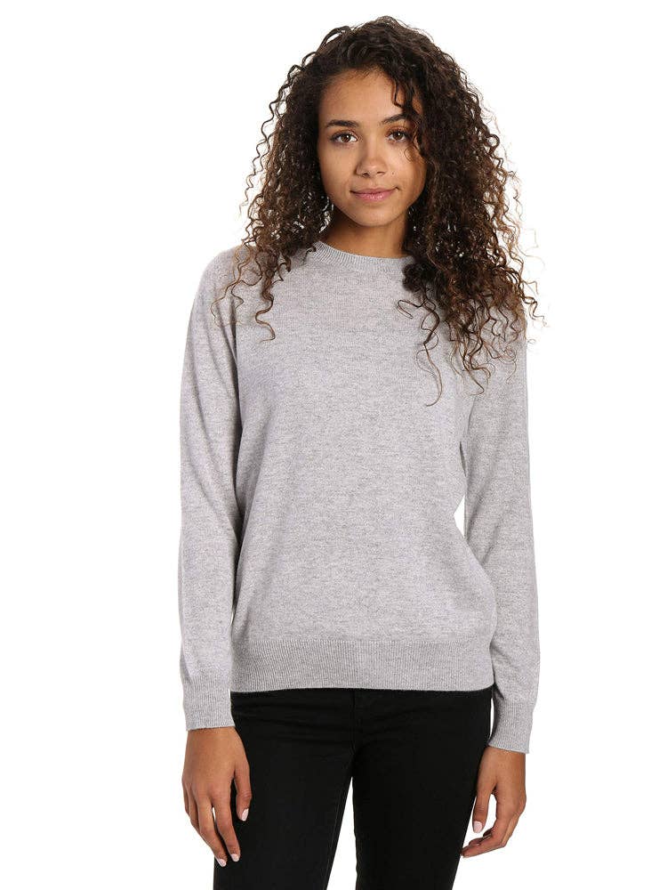 Noble Mount - Wholesale Knit Sweater - Women's - Zainuno Moizni Women's 100% Cashmere Classic Crew Neck Sweater15
