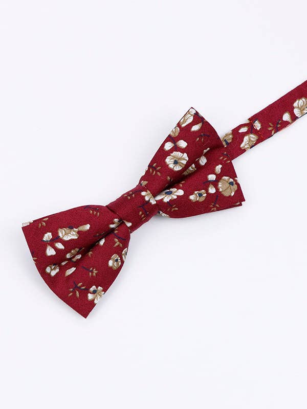 Liberty Red Bow Tie No. 1 Child in Cotton "Gaspard" for wholesale by Unipap's