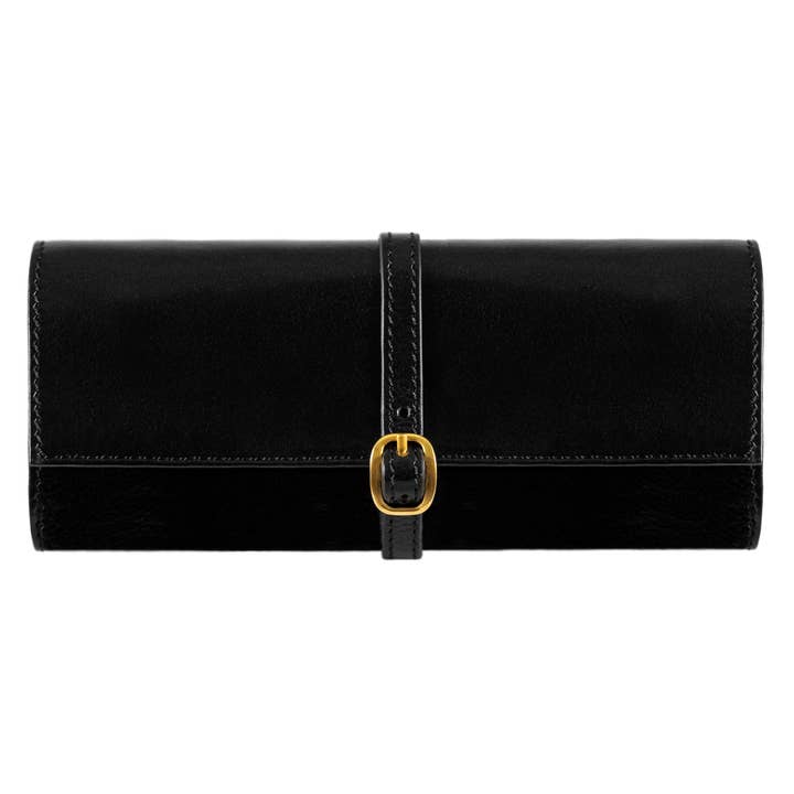 Time Resistance - Wholesale Jewelry Box/Organizer - Leather Jewelry Roll Travel Case - Madame Bouvary