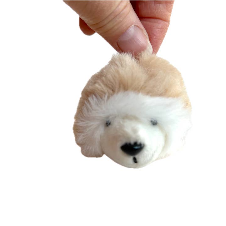 Miniature Plush Hedgehog Small Stuffed Animal Backpack Charm for wholesale by The Gifted Rat