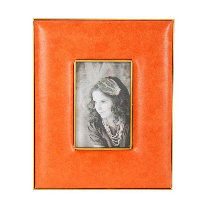 Cornice arancione Hanley 8,2x6,7" 3x4" - Arancione per la vendita all'ingrosso da parte di A&B Home Group Inc.