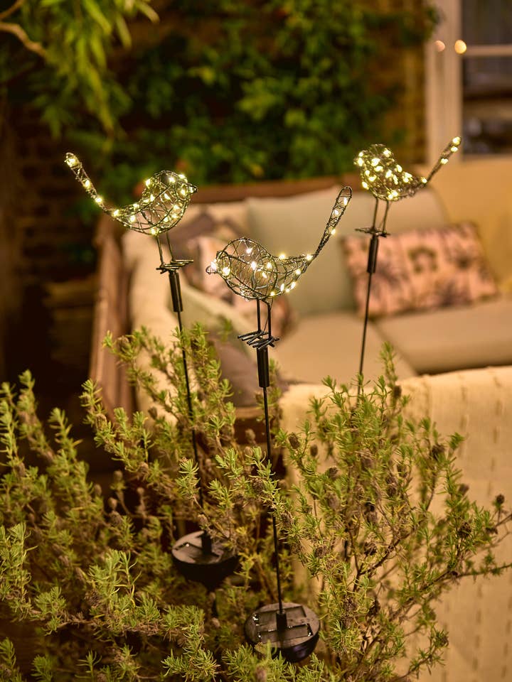 Solar Robin Stake Light for wholesale by Lumina Of London Co