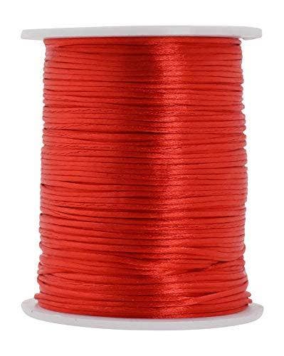 Mandala Crafts - Wholesale Craft Supplies - Mandala Crafts Satin Rattail Cord String from Nylon for Chinese Knot, Macramé, Trim, Jewelry Making15