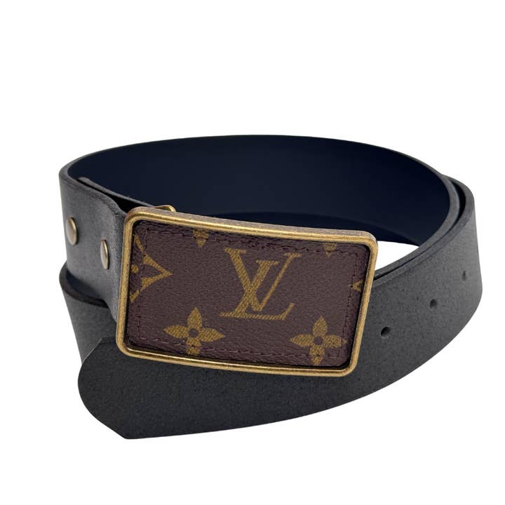 Beaudin Wholesale - Wholesale Belt – Women's - Boujee Belt | Upcycled Louis Vuitton & Leather