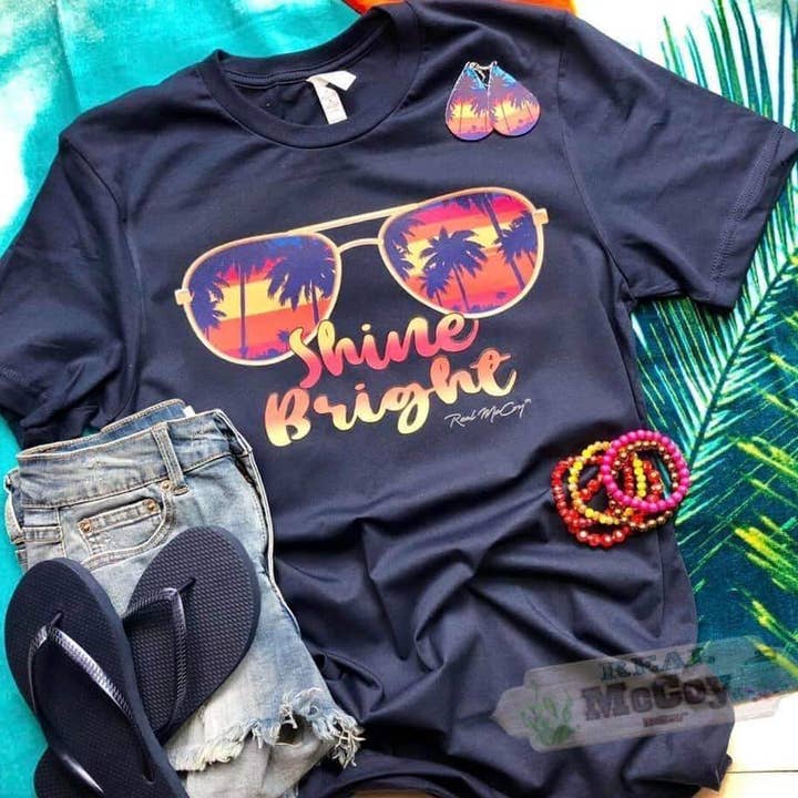 Shine Bright Tee for wholesale by Real McCoy Mercantile, LLC