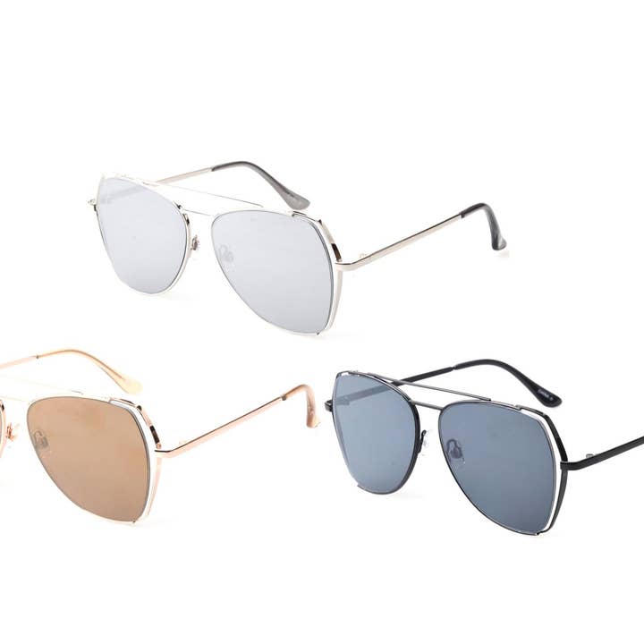 METALL-SONNENBRILLE für den Großhandel von Aktual / Dekora Import S.A