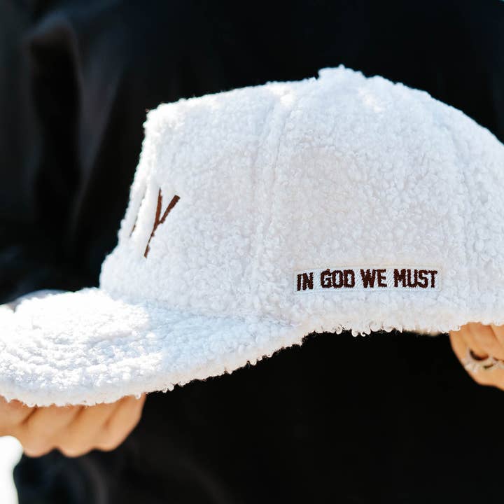 In God We Must - Wholesale Trucker Hat - Women's - 'Pray' Sherpa Snapback6