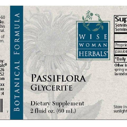 Wise Woman Herbals - Wholesale Oral Supplement/Vitamin - Passiflora Glycerite (passionflower)