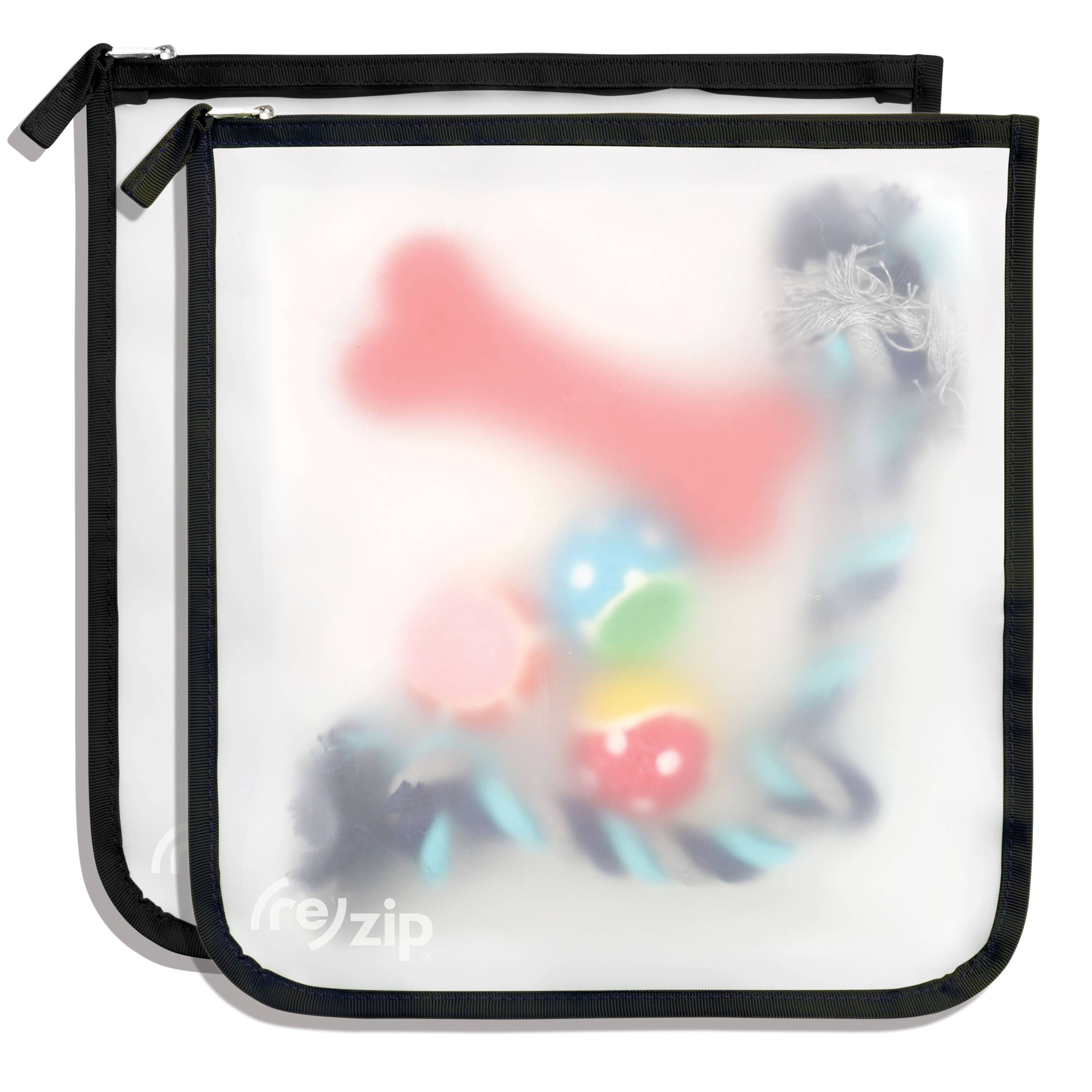 Rezip Co. - Vente Sachet de conservation/film alimentaire - Sacs de rangement réutilisables à fermeture éclair - Grands - Lot de 21