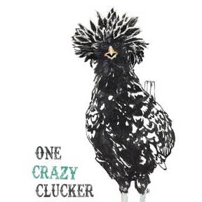 DOLLY ESTELLE - Wholesale Tea Towel - Tea Towel - Vegas (One Crazy Clucker)