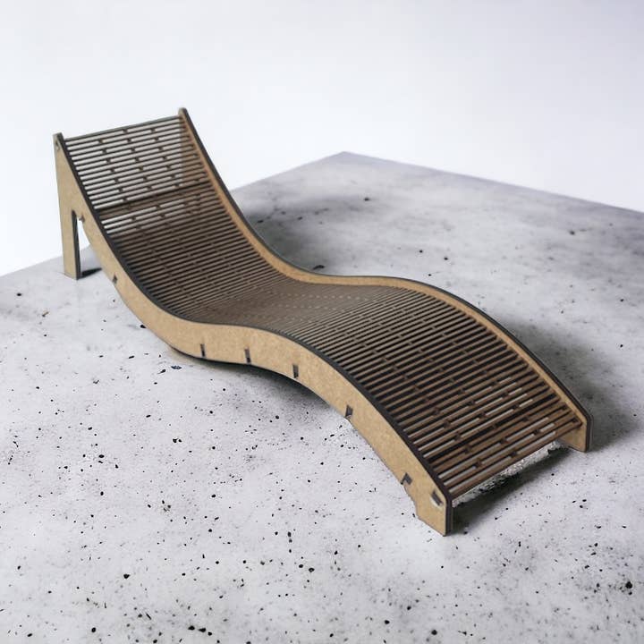 MB Cordas - Wholesale Doll accessory kit – Kids - Mini Pool Bench Patio Chaise Lounge Chair 12” doll Furnitur1