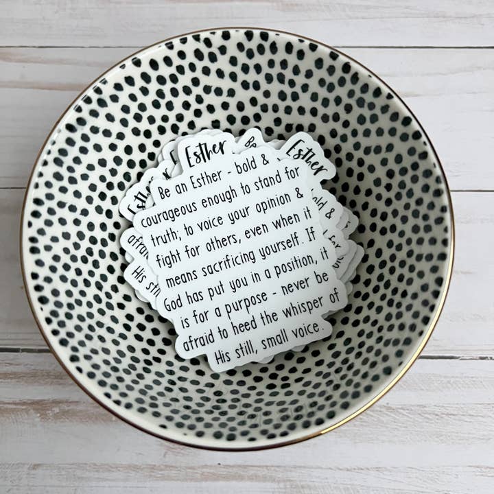 swaygirls - Wholesale Sticker - Esther Sticker | Christian decals & stickers3