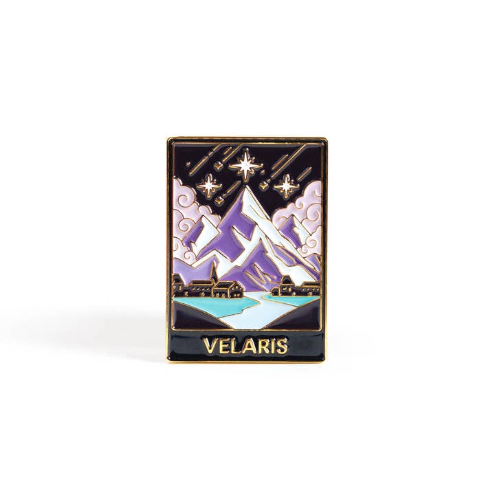 Velaris Destination Enamel Pin | ACOTAR and other Purchase Wholesale velas cemiterio. Free Returns & Net 60 Terms on Faire trending on Faire.