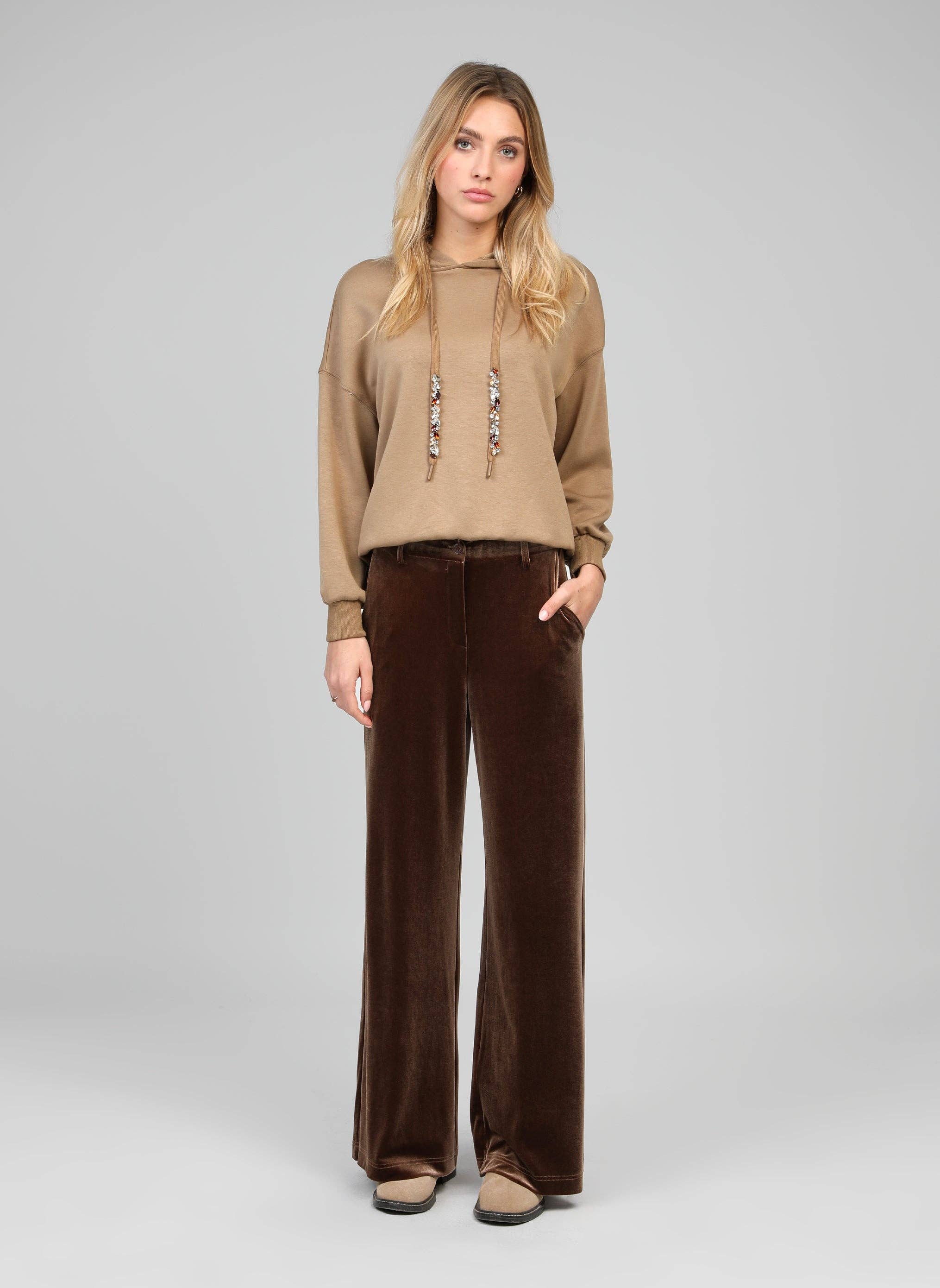 An'ge - Wholesale Hoodie - Women's - SWEAT ANIKA camel4