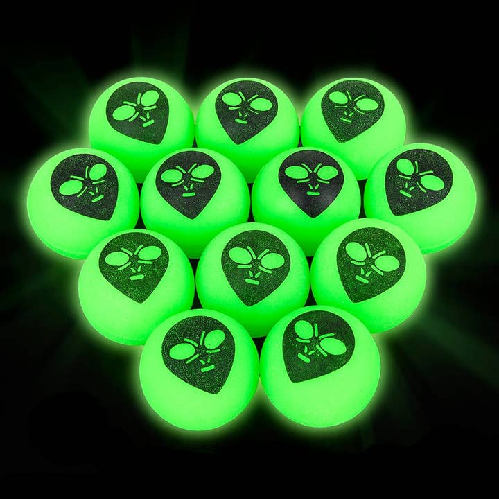 La Luna Bella - Toys - Wholesale Classic Toy - Kids - 1.75" GLOW ALIEN HI-BOUNCE BALL LLB kids toys