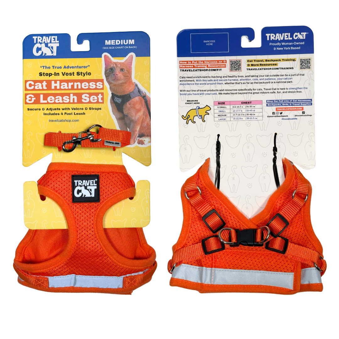 Travel Cat Wholesale – wholesale Pet harness – Cat – "The True Adventurer" Reflective Cat & Kitten Harness19