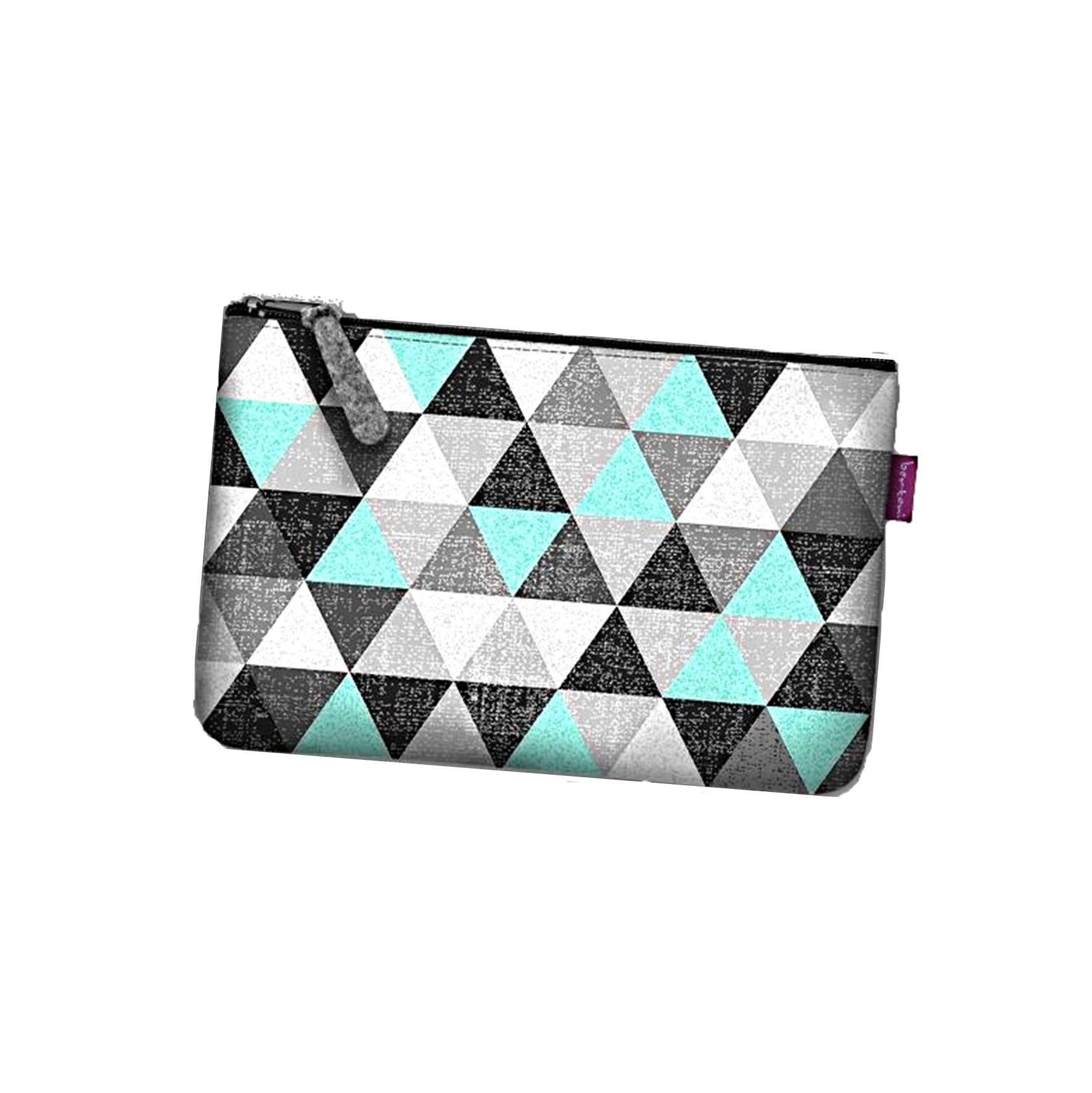 IngrossoBertoni by INCI Srl - Wholesale Pouch - Women's - Figaro Bertoni Pocket Line Grey Felt Clutch Bag0