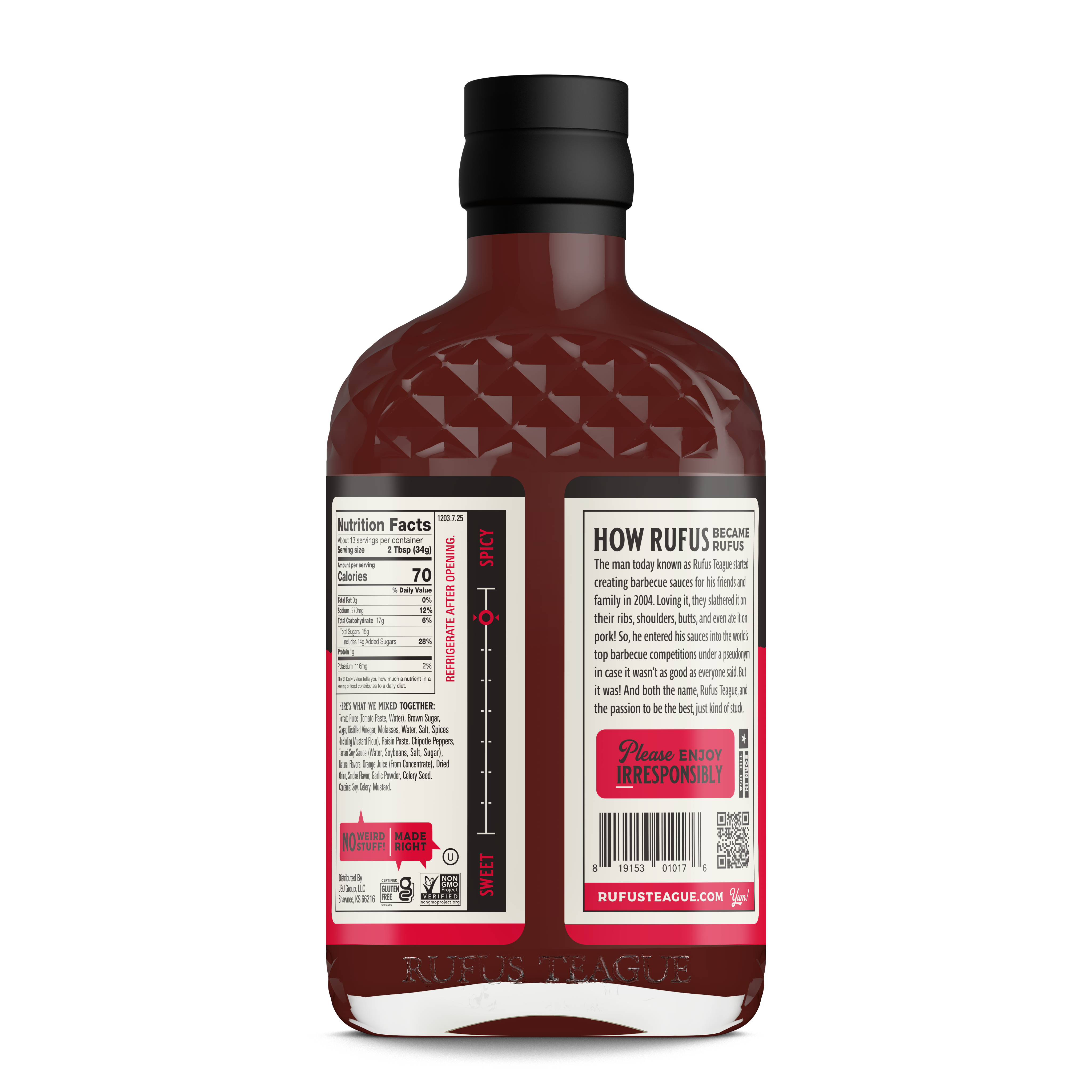 Rufus Teague - Wholesale BBQ Sauce - Blazin' Hot BBQ Sauce2