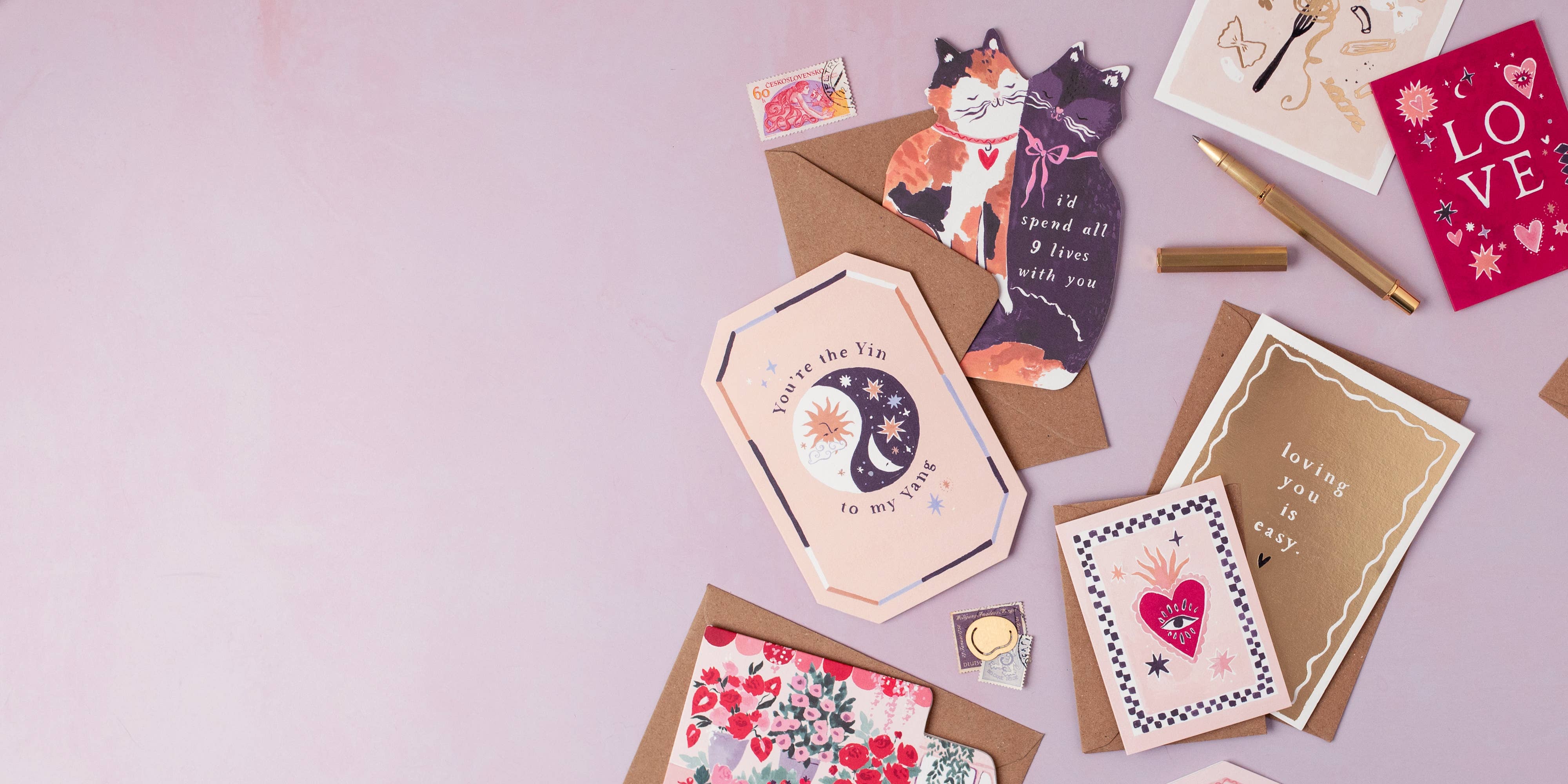 Sister Paper Co. – Großhandel Liebeskarte – Sister Paper Co. Mini-Liebeskarte Sacred Heart | Mini-Grußkarte1